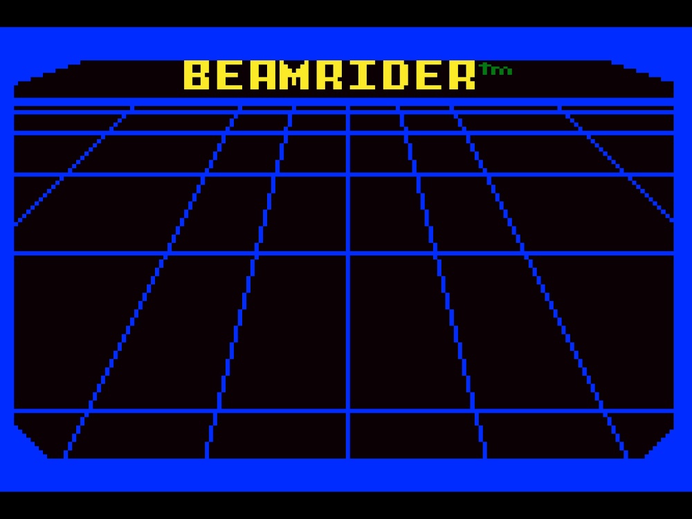 Title Screen of Beamrider for Intellivision